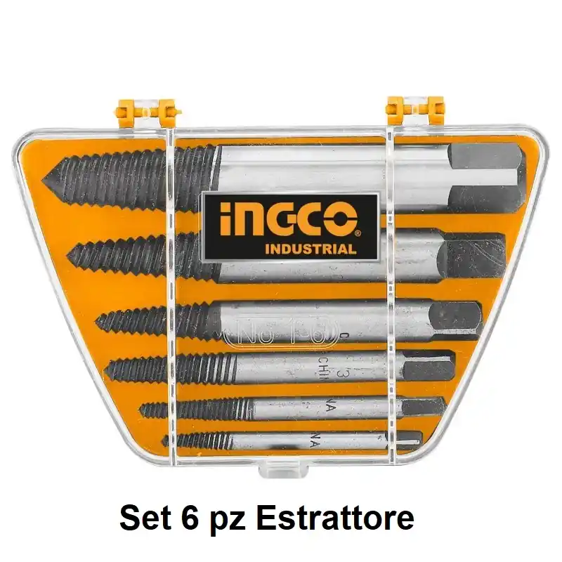 Bestseller Estrattori meccanici set 6 pezzi Ingco 24324